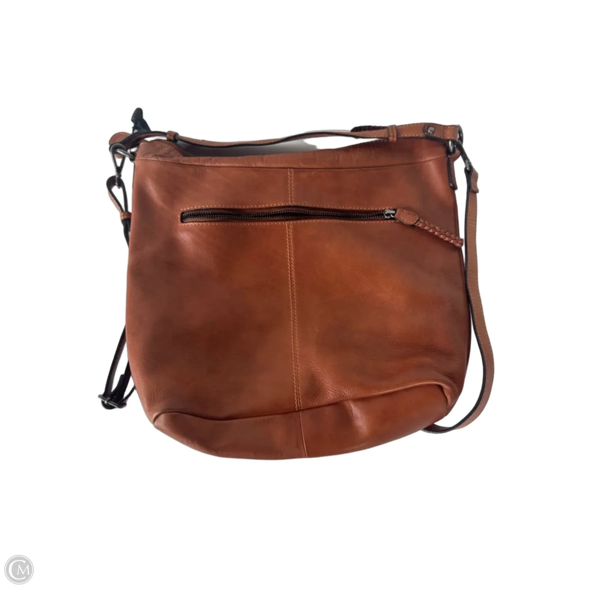Crossbody Leather By Clothes Mentor, Size: Large