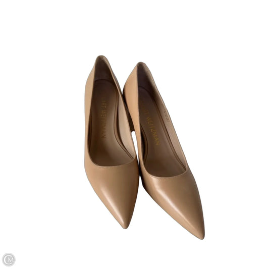 Shoes Designer By Stuart Weitzman In Tan, Size: 9
