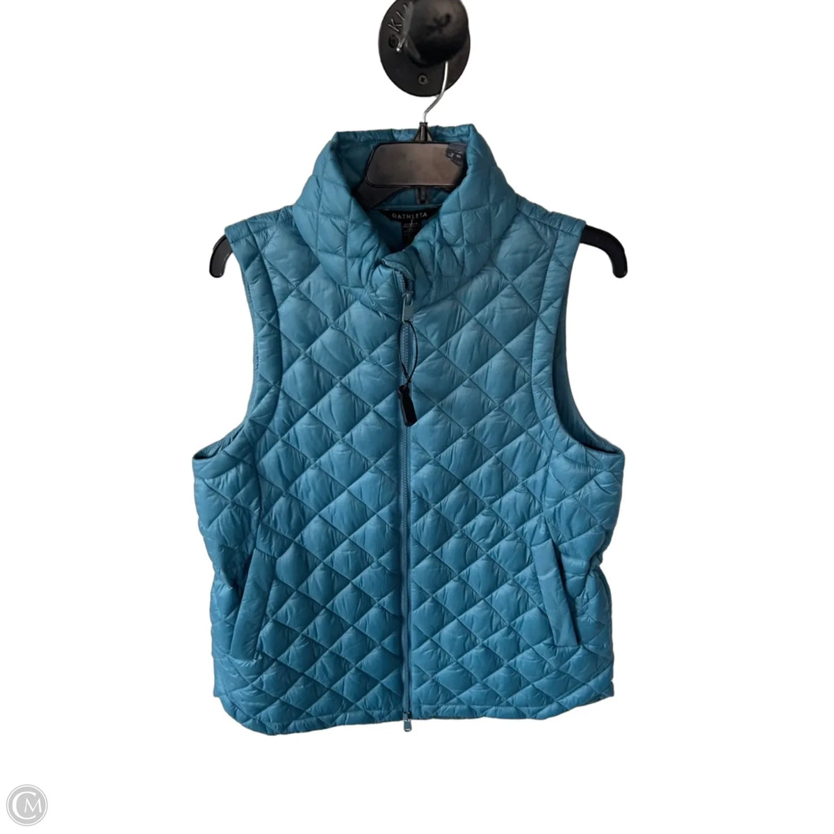 Vest Puffer & Quilted By Athleta In Blue, Size: L