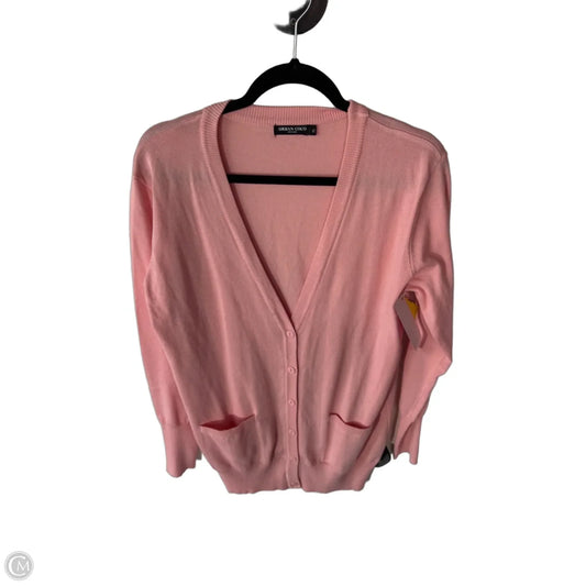 Sweater Cardigan By Urban Coco In Pink, Size: Xl