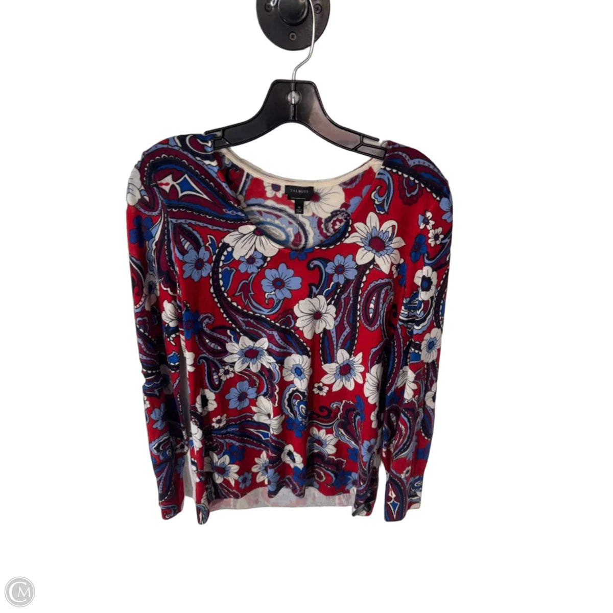 Sweater By Talbots In Red, Size: M