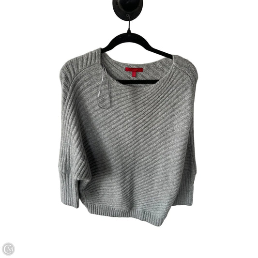 Sweater By Jennifer Lopez In Grey & Silver, Size: Xl