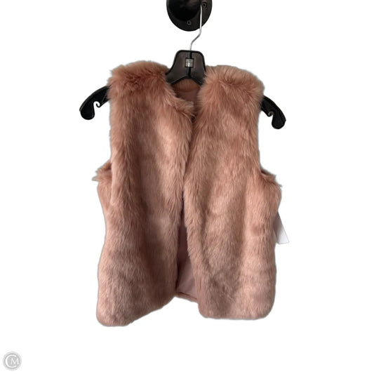 Vest Faux Fur & Sherpa By A New Day In Pink, Size: Xs