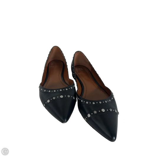 Shoes Designer By Coach In Black & Silver, Size: 7