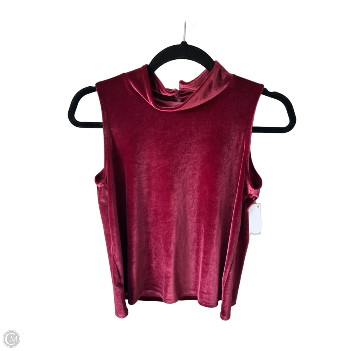 Blouse Sleeveless By Loft In Red, Size: Xs