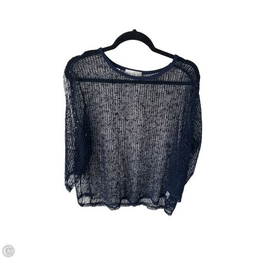 Top Short Sleeve By Drapers & Damons In Navy, Size: Xl