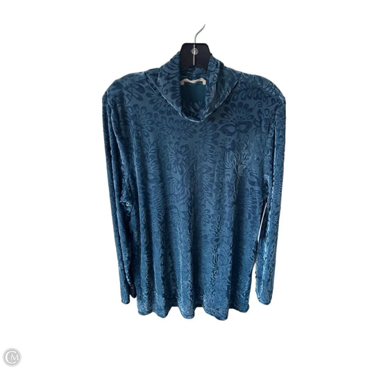 Top Long Sleeve By Soft Surroundings In Blue, Size: Xl