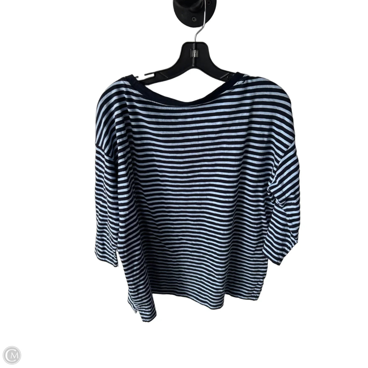 Top 3/4 Sleeve By Talbots In Blue, Size: 2x
