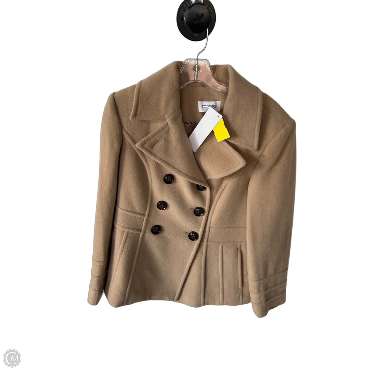 Coat Peacoat By St Johns Bay In Tan, Size: Sp