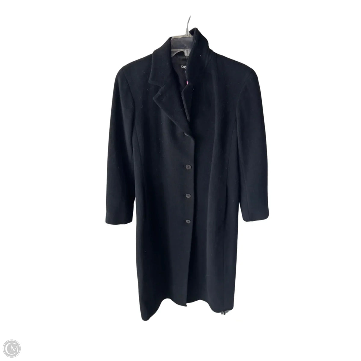Coat Wool By Dkny In Black, Size: Xs
