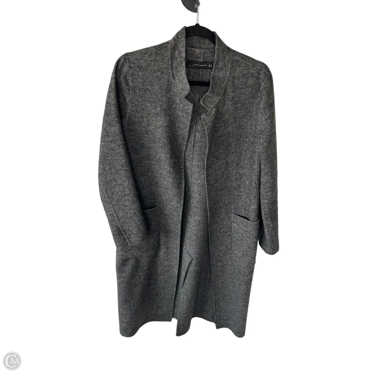 Blazer By Zara Basic In Grey, Size: S