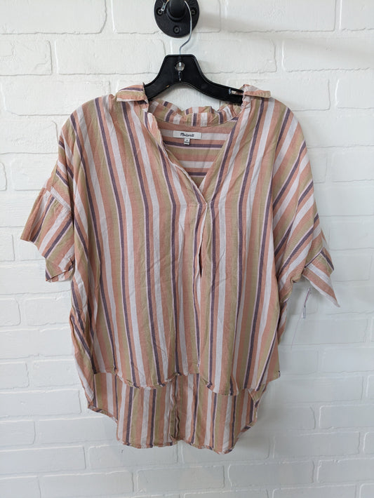 Blouse Short Sleeve By Madewell  Size: M