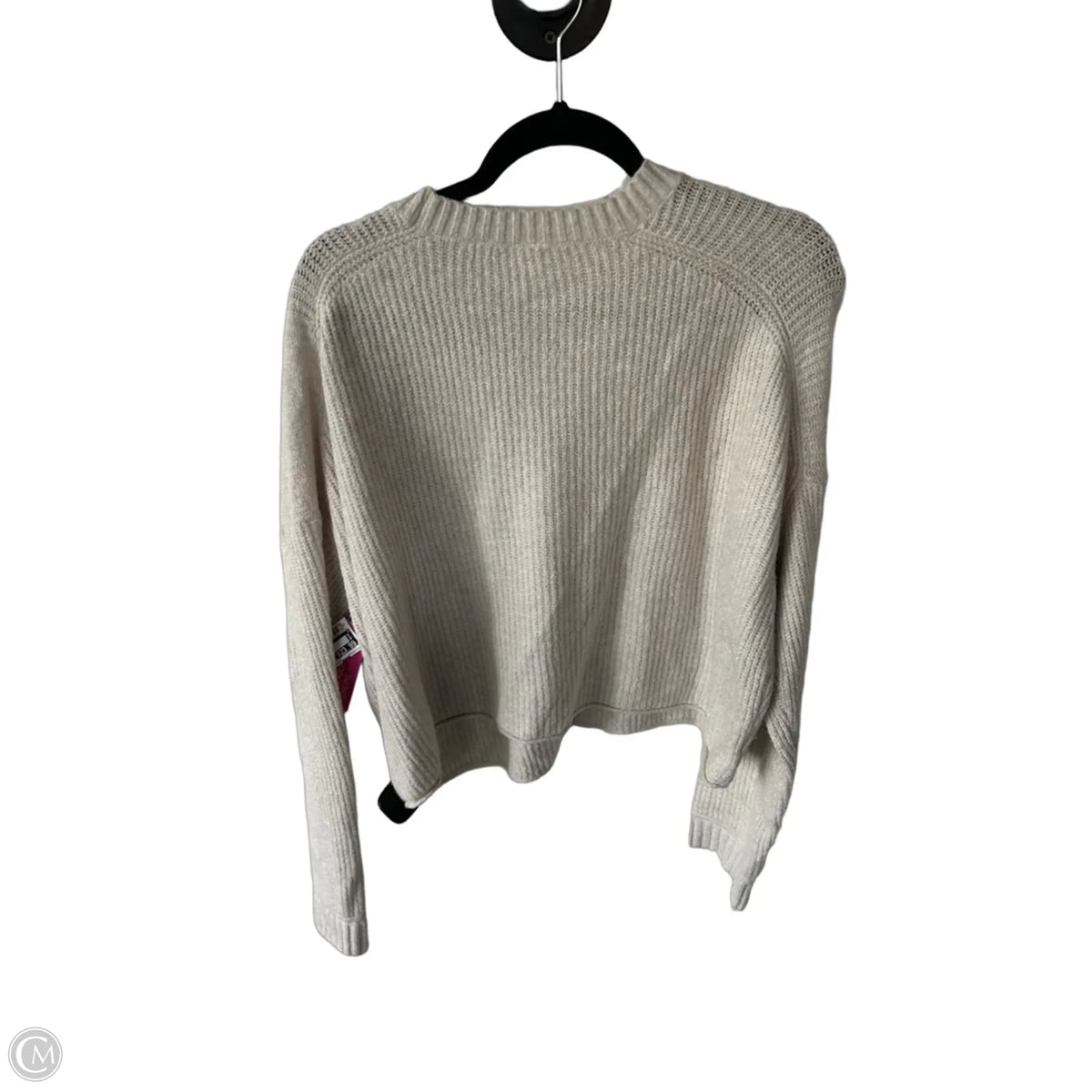 Sweater By Abound In Cream & Tan, Size: L