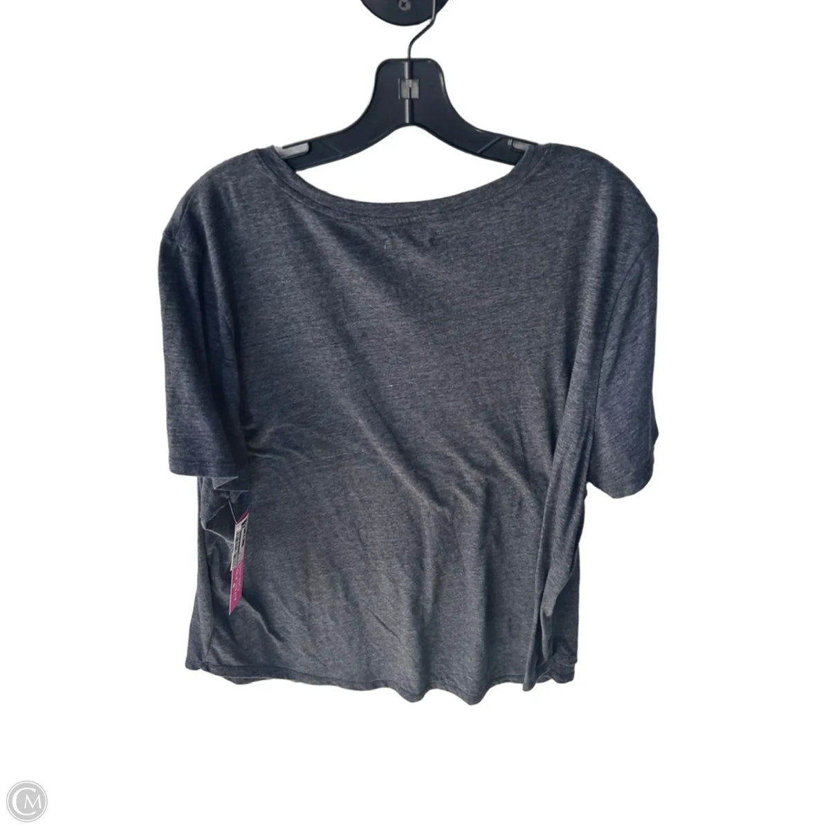 Top Short Sleeve Basic By Maurices In Grey & Red, Size: 2x