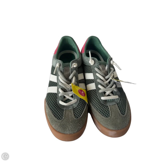 Shoes Sneakers By Steve Madden In Green & Red, Size: 6