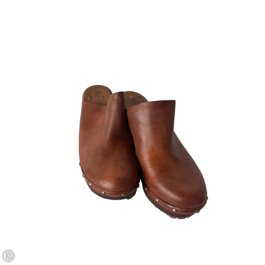 Shoes Heels Block By Korks In Brown, Size: 10