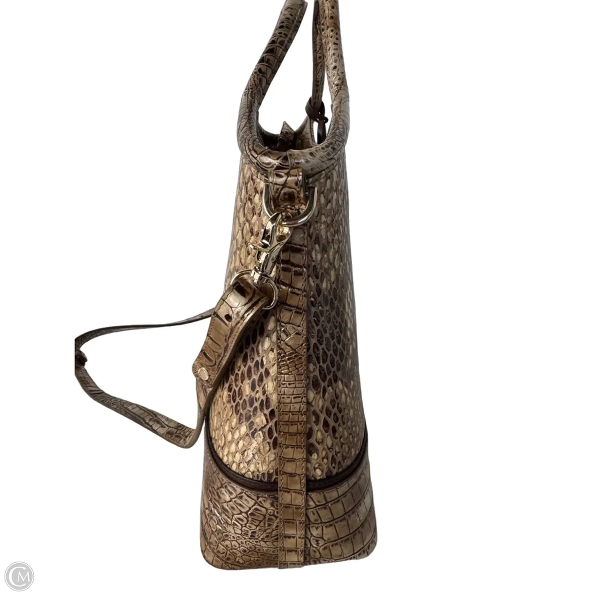 Handbag Designer By Brahmin, Size: Large