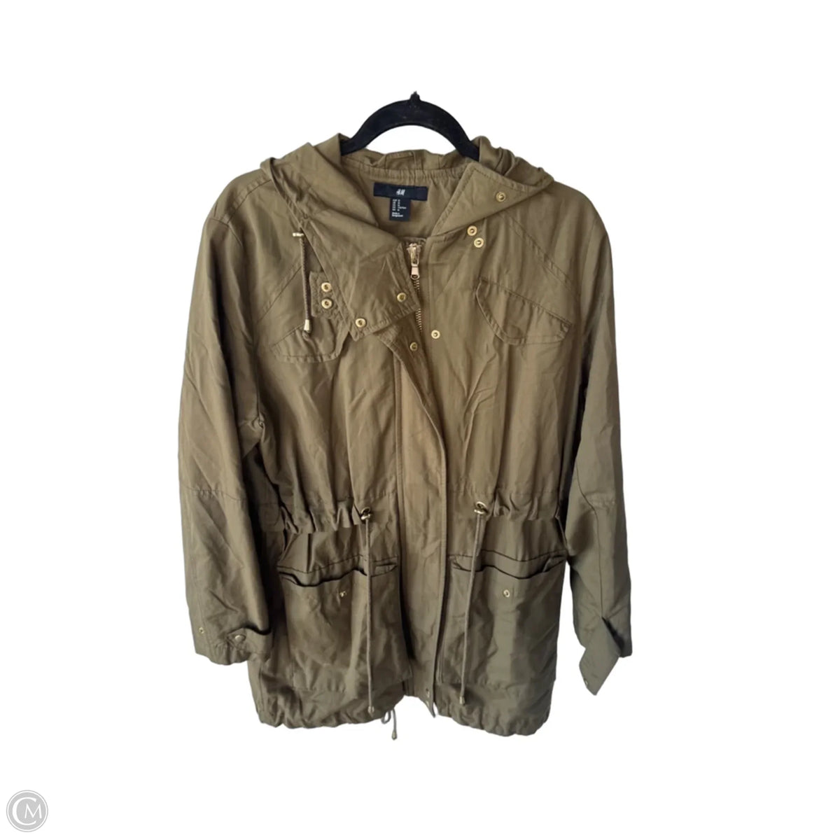 Jacket Utility By H&m In Green, Size: M