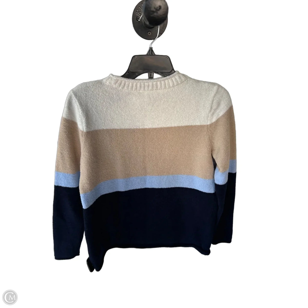 Sweater By Talbots In Cream & Tan, Size: Mp