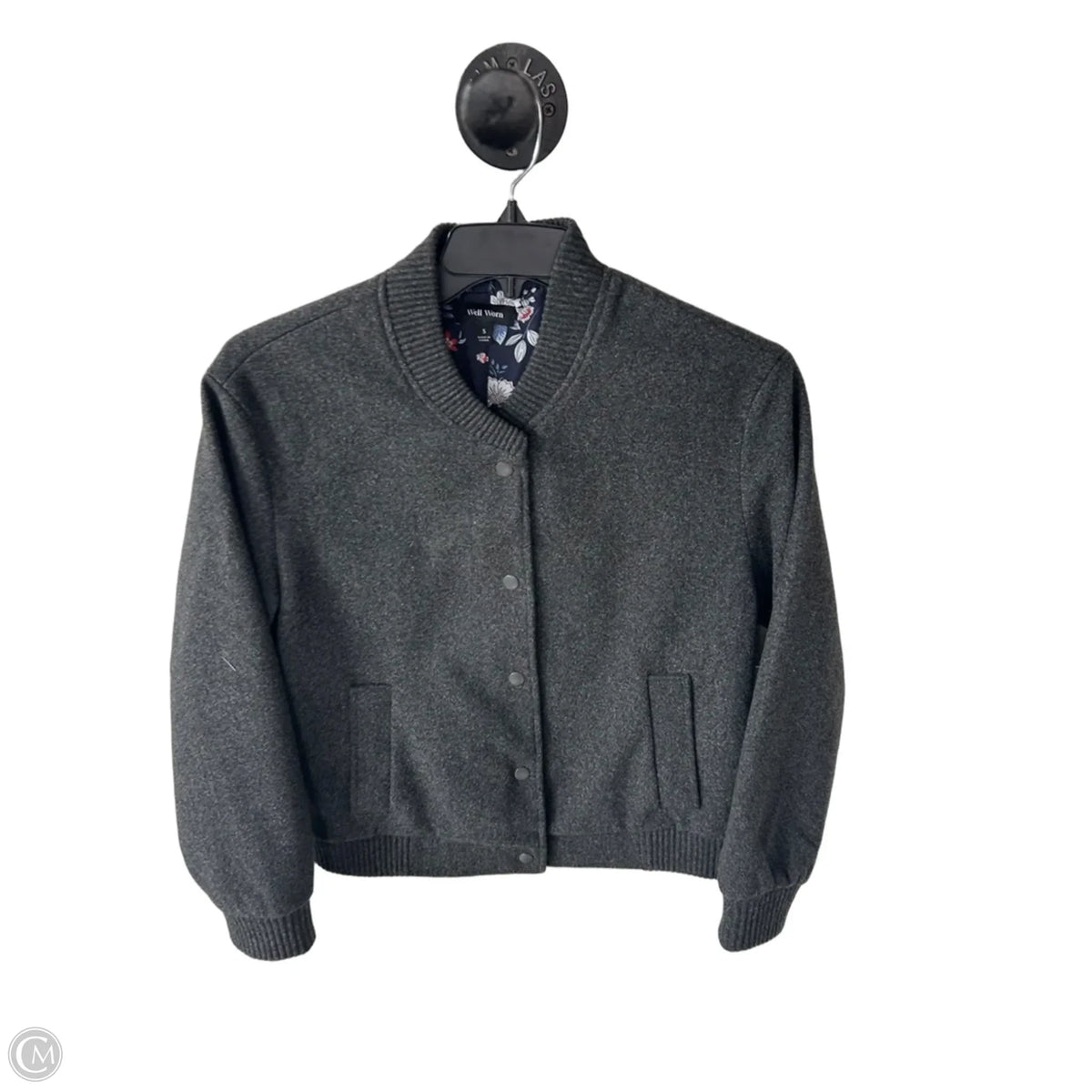 Jacket Other By Well Worn In Grey, Size: S