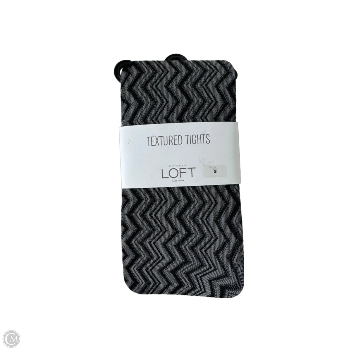 Tights By Loft In Black & Grey, Size: S