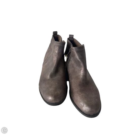 Boots Ankle Heels By Clothes Mentor In Brown, Size: 8