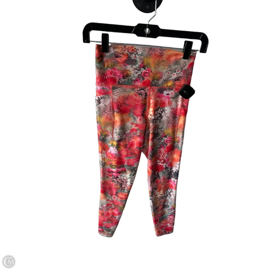 Athletic Leggings Capris By Athleta In Orange & Pink, Size: Xs