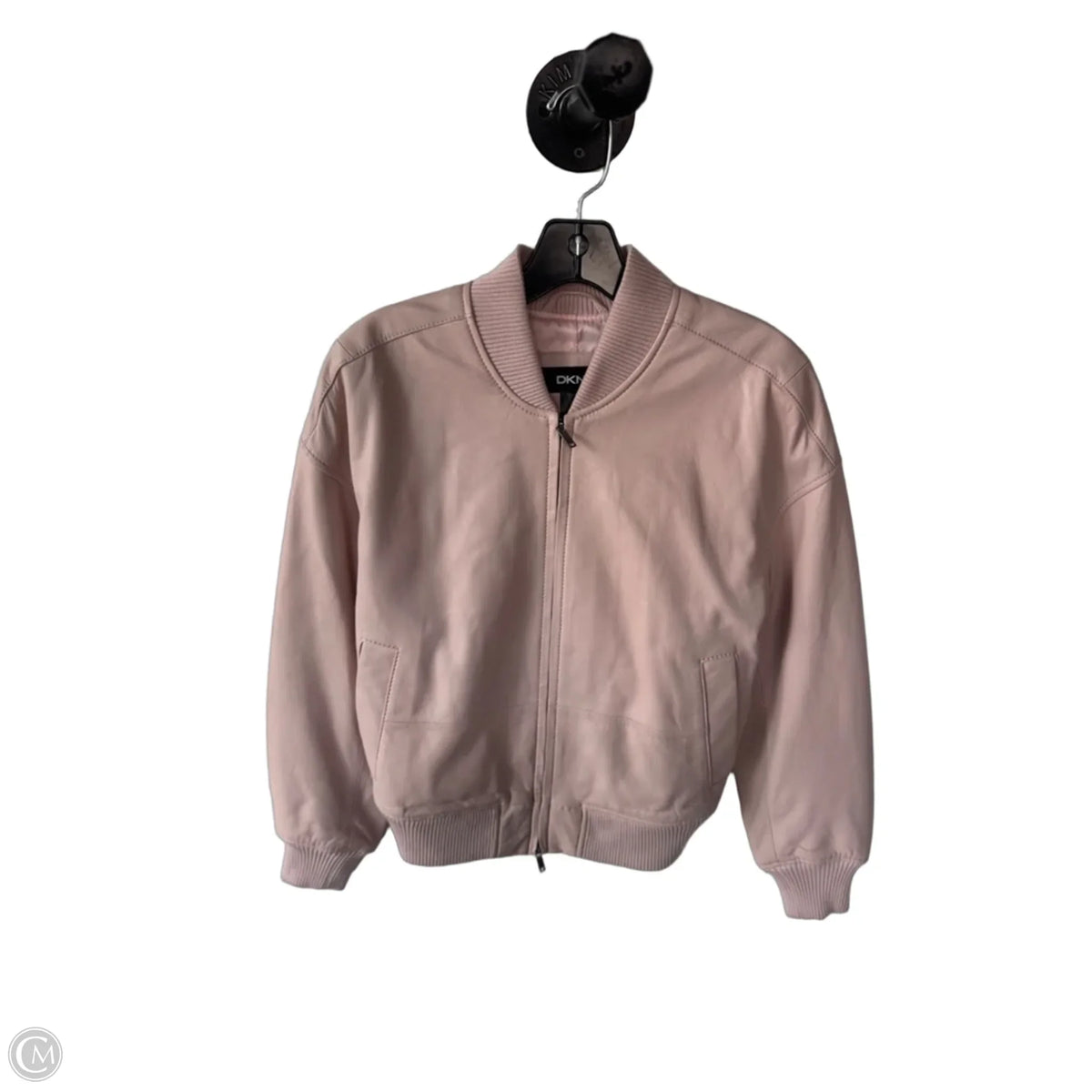 Jacket Leather By Dkny In Pink, Size: Xs
