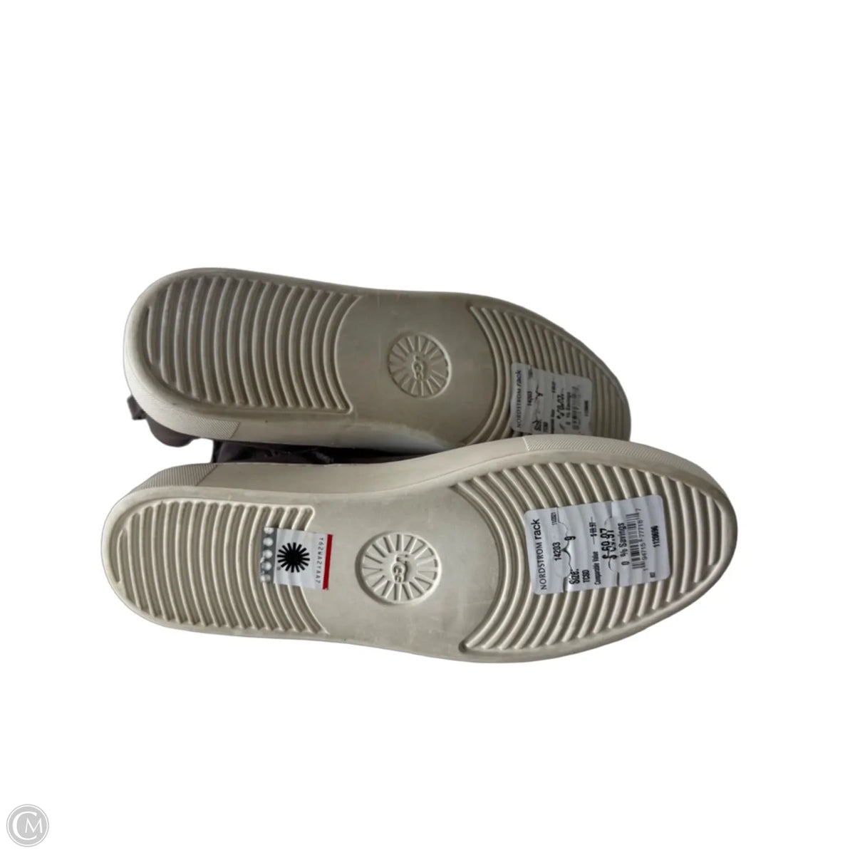 Boots Designer By Ugg In Grey, Size: 9