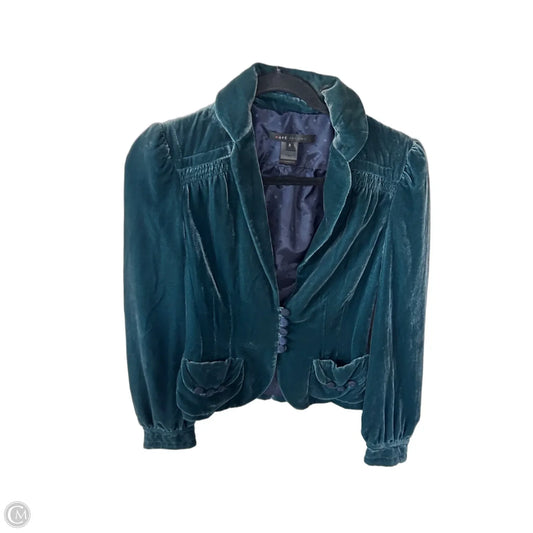 Blazer Luxury Designer By Marc Jacobs In Green, Size: Xs