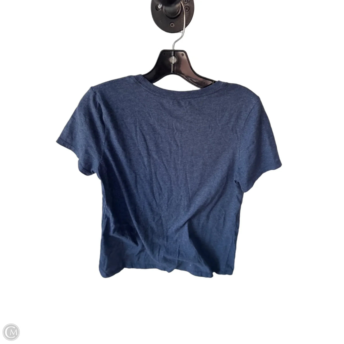 Top Short Sleeve Basic By Cme In Blue & White, Size: S