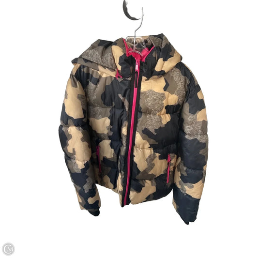 Jacket Puffer & Quilted By G By Giuliana In Camouflage Print, Size: Xl