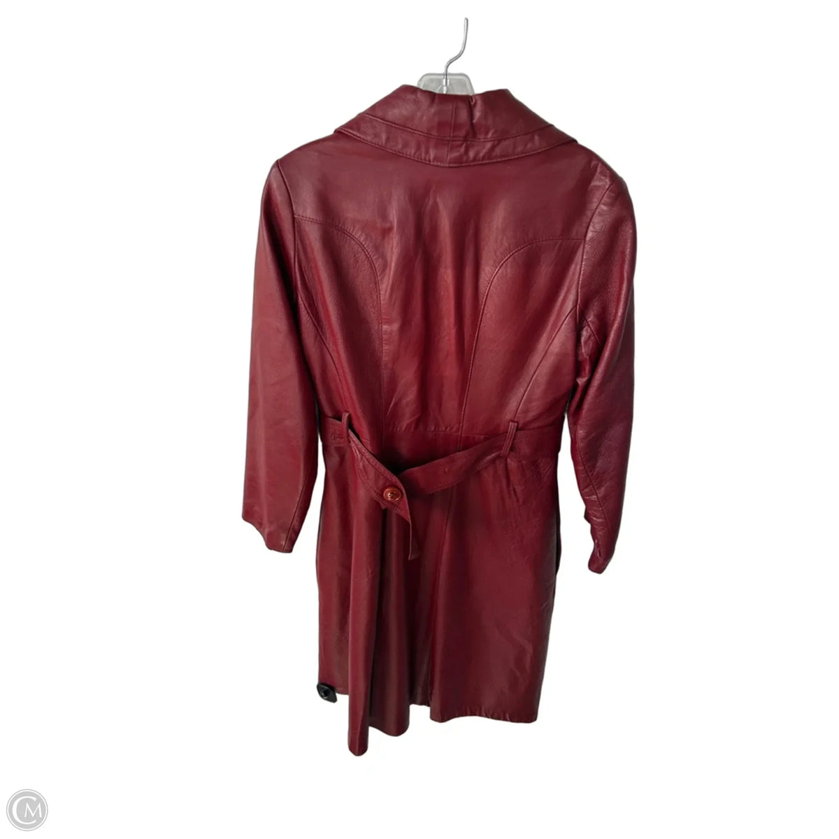 Coat Leather By Cmc In Red, Size: S