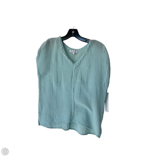 Blouse Sleeveless By Michael Stars In Blue, Size: Xs