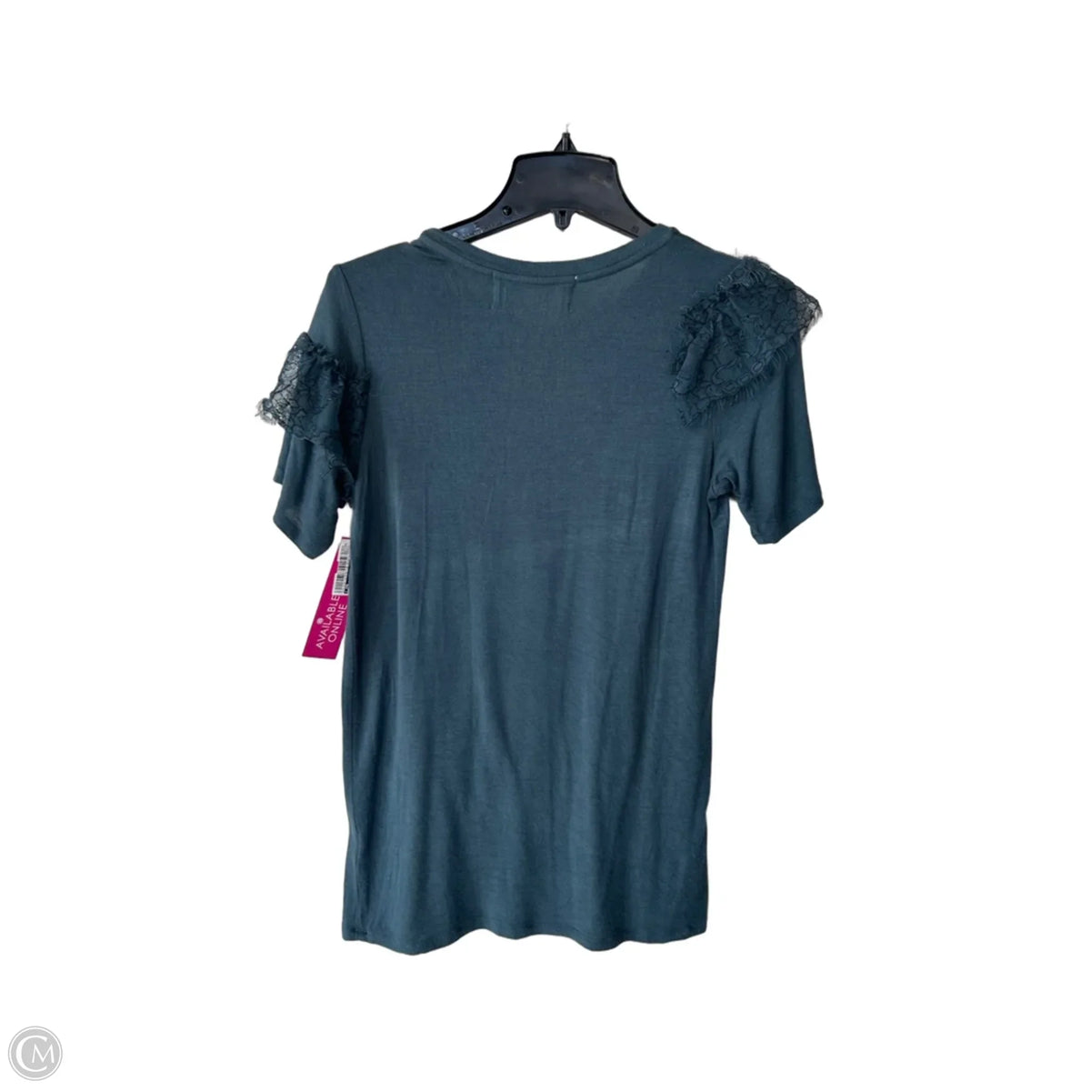 Top Short Sleeve By Cmb In Teal, Size: S