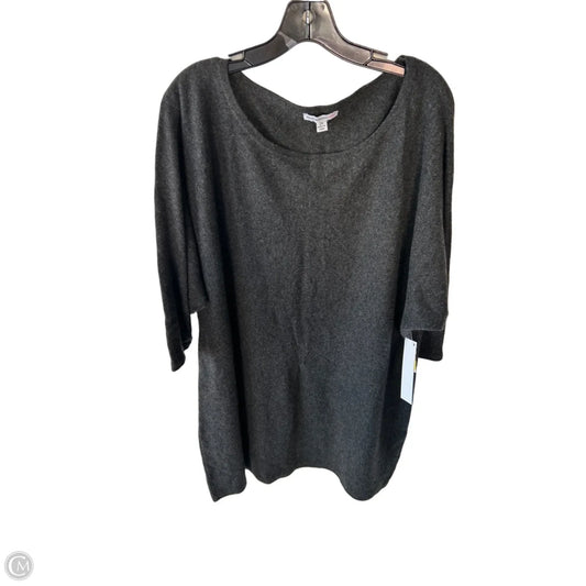 Dress Sweater By Isaac Mizrahi Live Qvc In Grey, Size: 2x