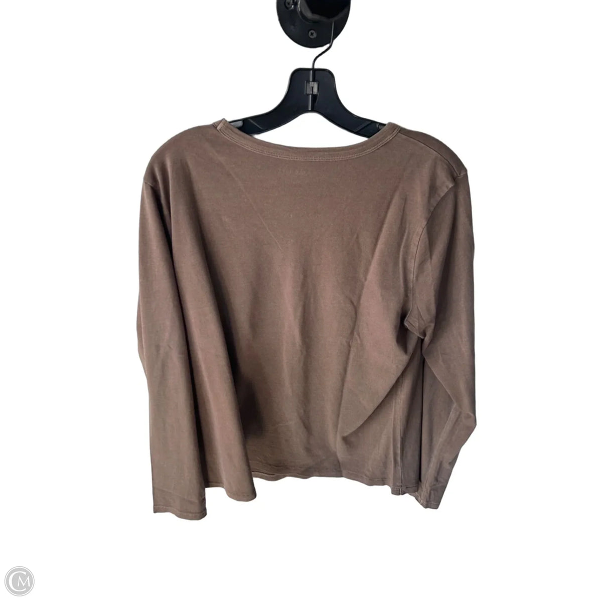 Top Long Sleeve Basic By Old Navy In Brown, Size: L