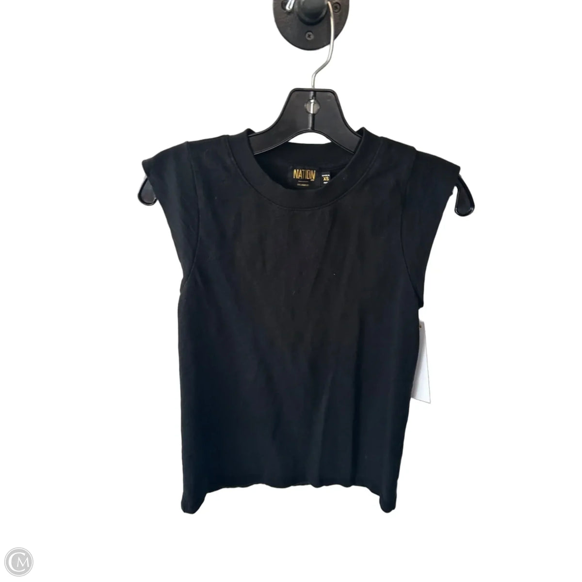 Top Sleeveless Basic By Nation In Black, Size: Xs