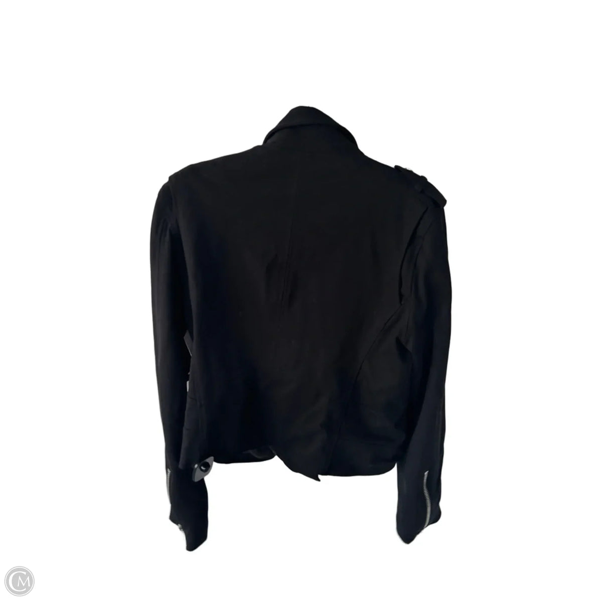 Jacket Moto By Blanknyc In Black & Silver, Size: M