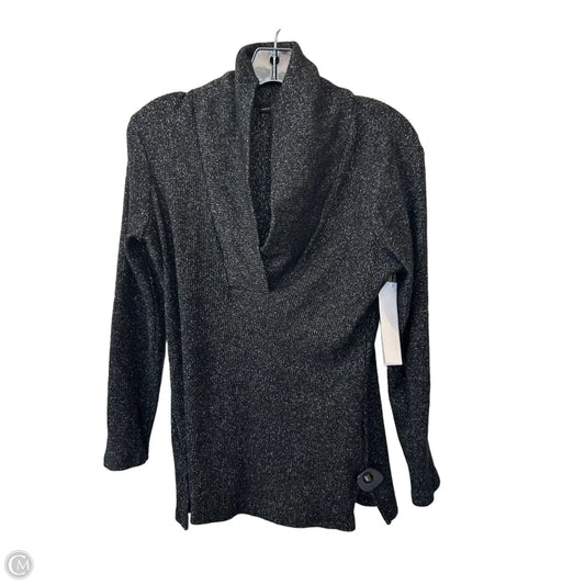 Sweater By White House Black Market In Black & Silver, Size: Sp