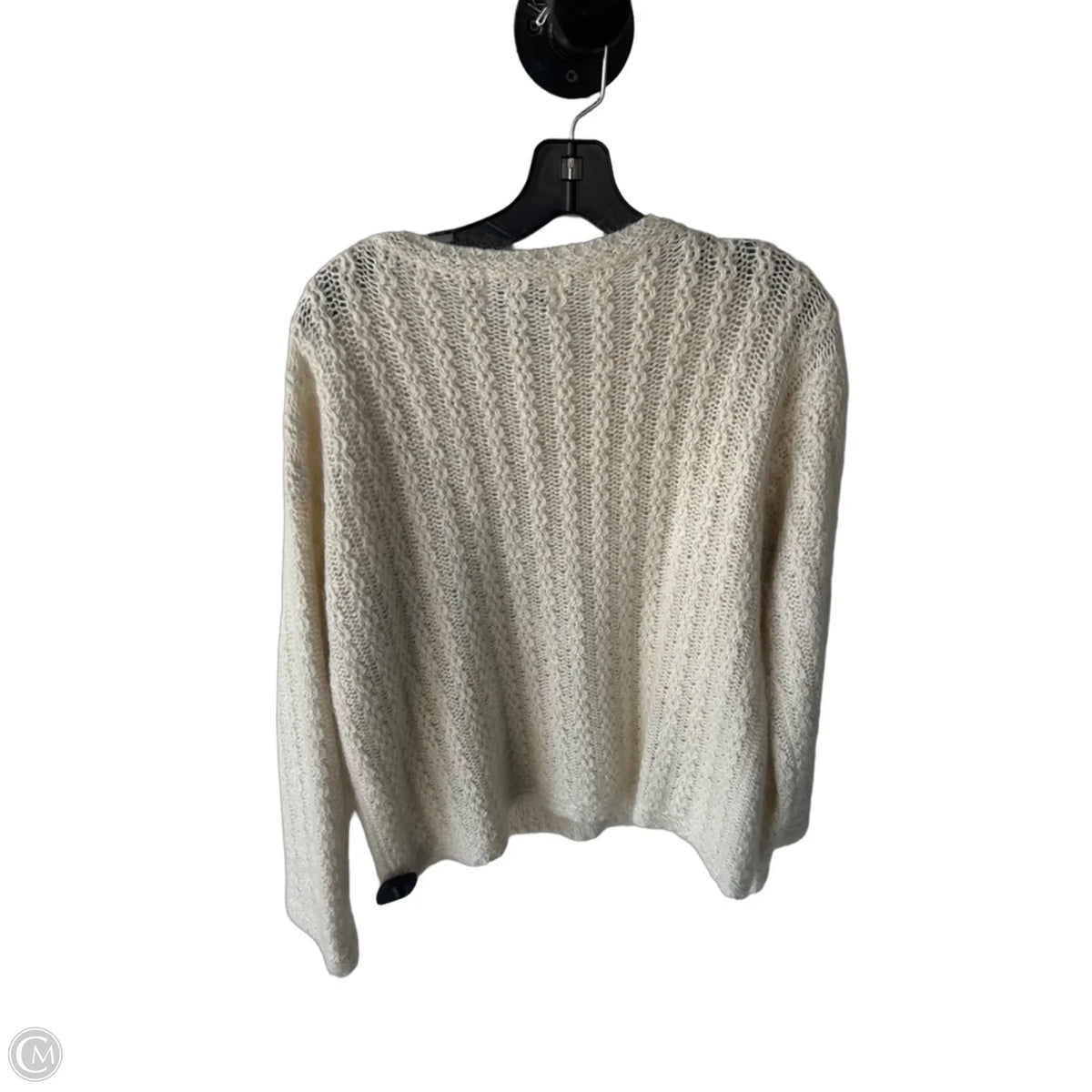 Sweater By Reference Point In Cream, Size: M