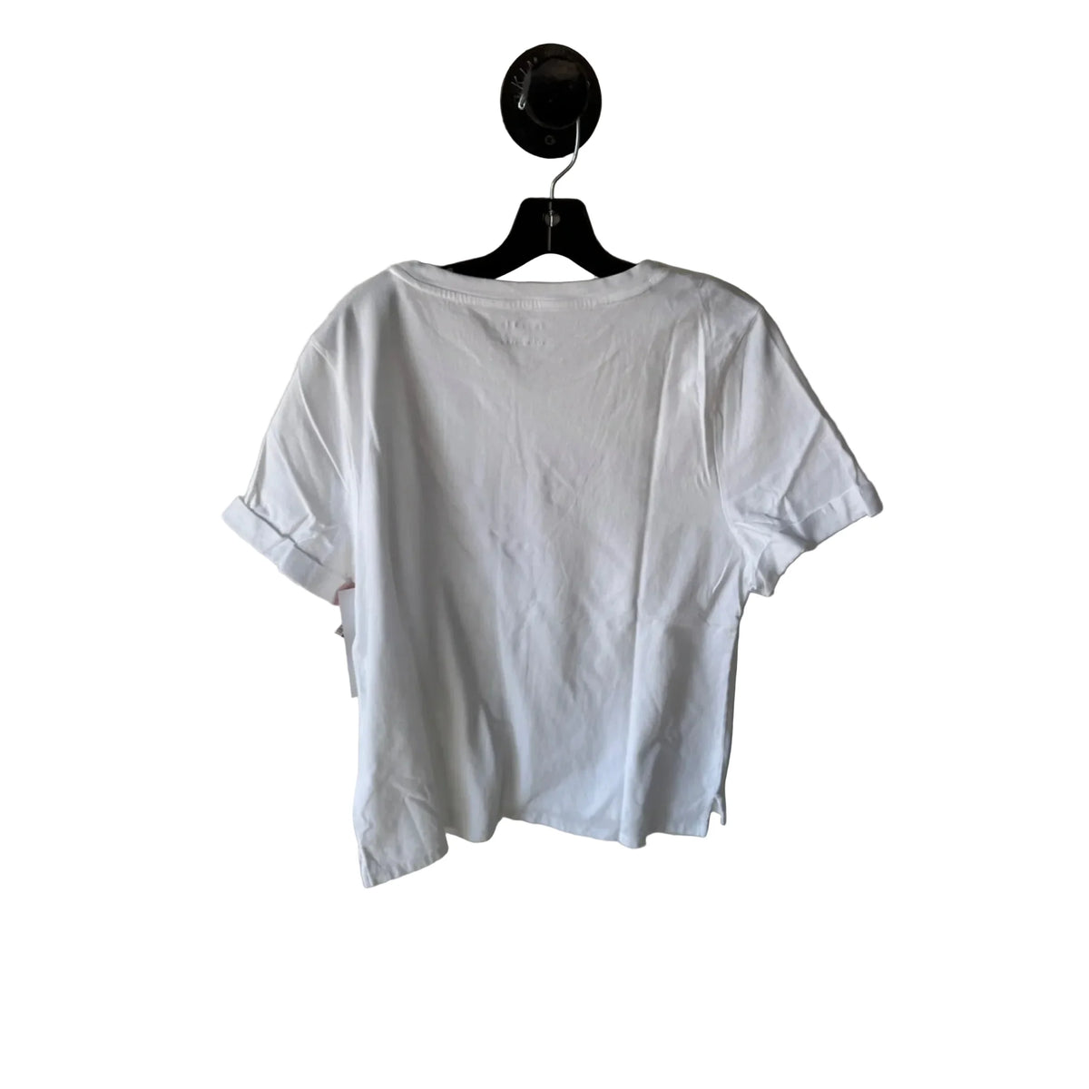 Top Short Sleeve Basic By Talbots In Blue & Red & White, Size: Xl
