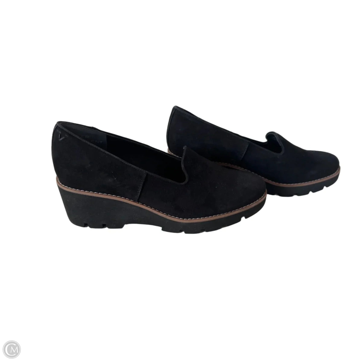 Shoes Heels Wedge By Vionic In Black, Size: 8.5