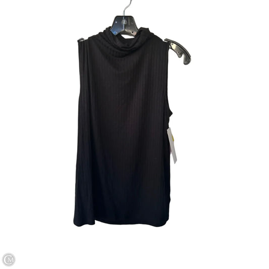 Top Sleeveless By Worthington In Black, Size: M
