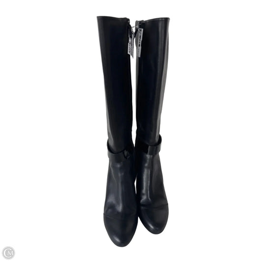 Boots Knee Heels By Cole-haan In Black, Size: 10.5