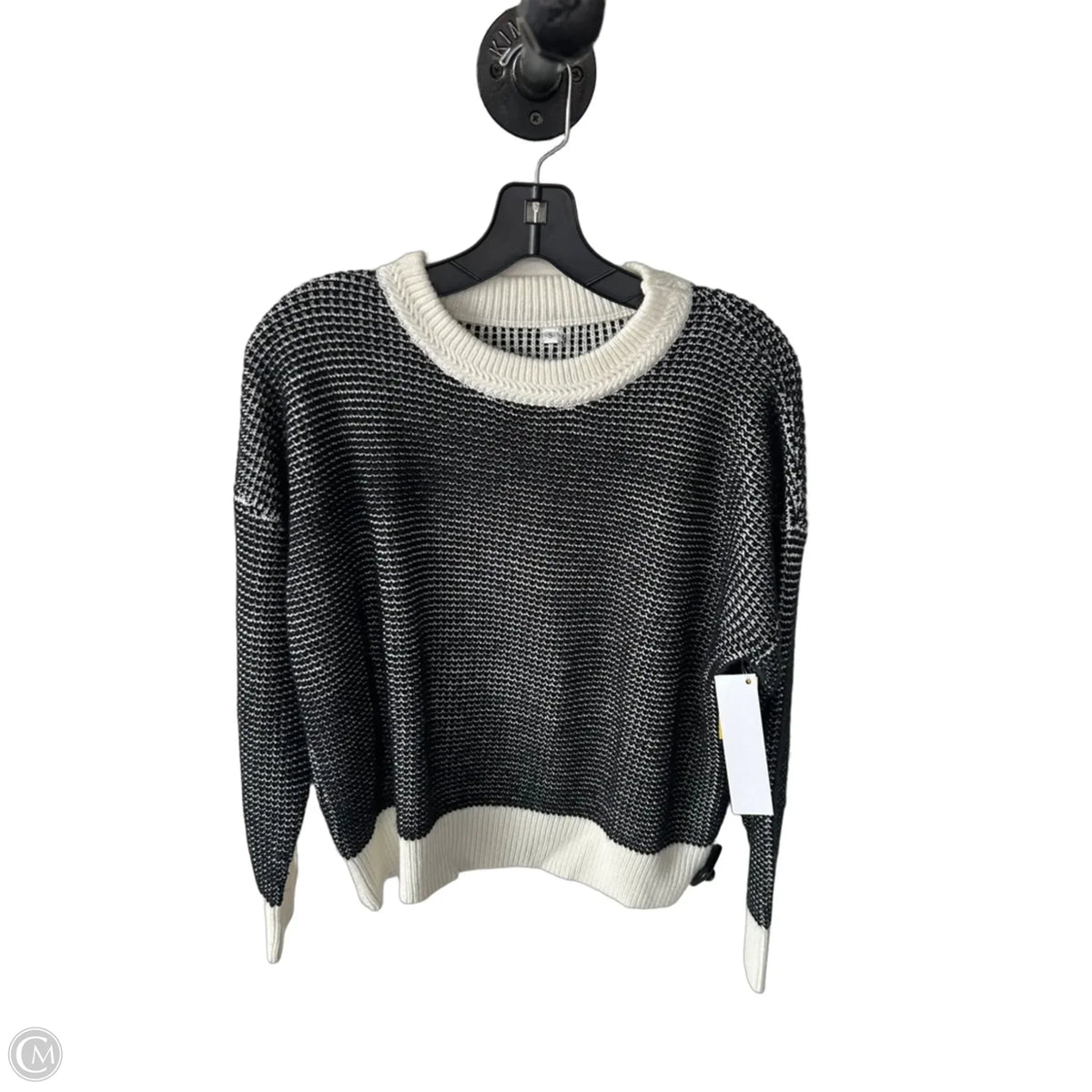 Sweater By Cme In Black & White, Size: S