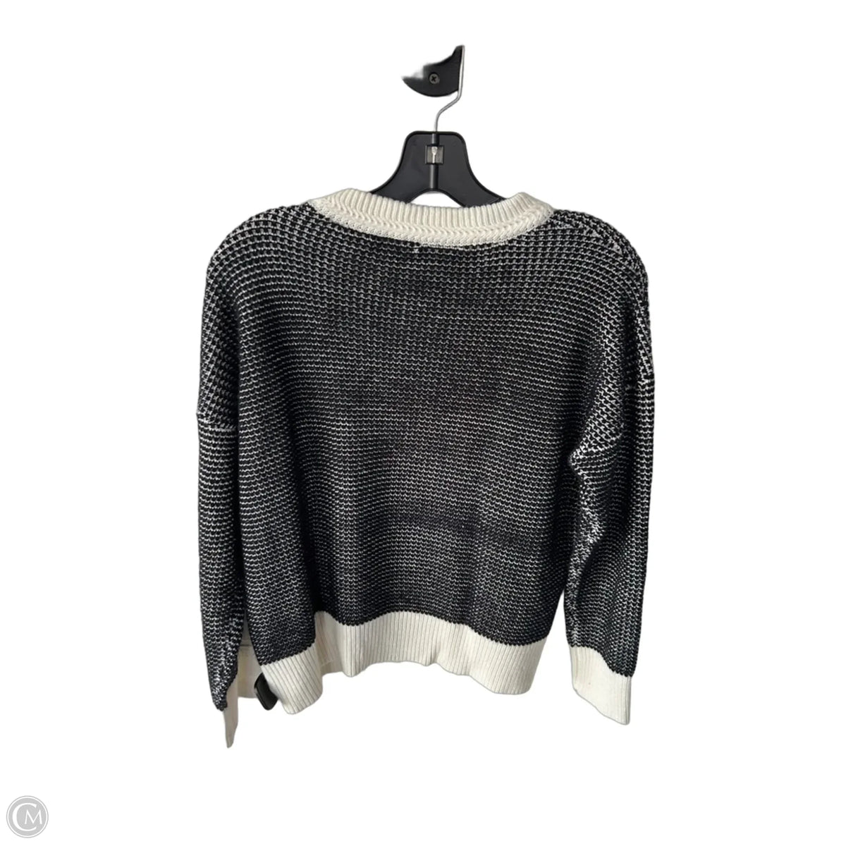 Sweater By Cme In Black & White, Size: S