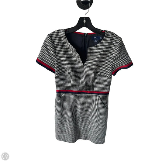 Dress Work By Boden In Blue & Red & White, Size: S