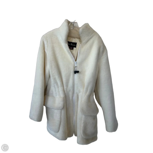 Coat Peacoat By Cma In Cream, Size: L