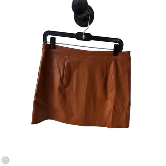 Skirt Mini & Short By A New Day In Brown, Size: 6